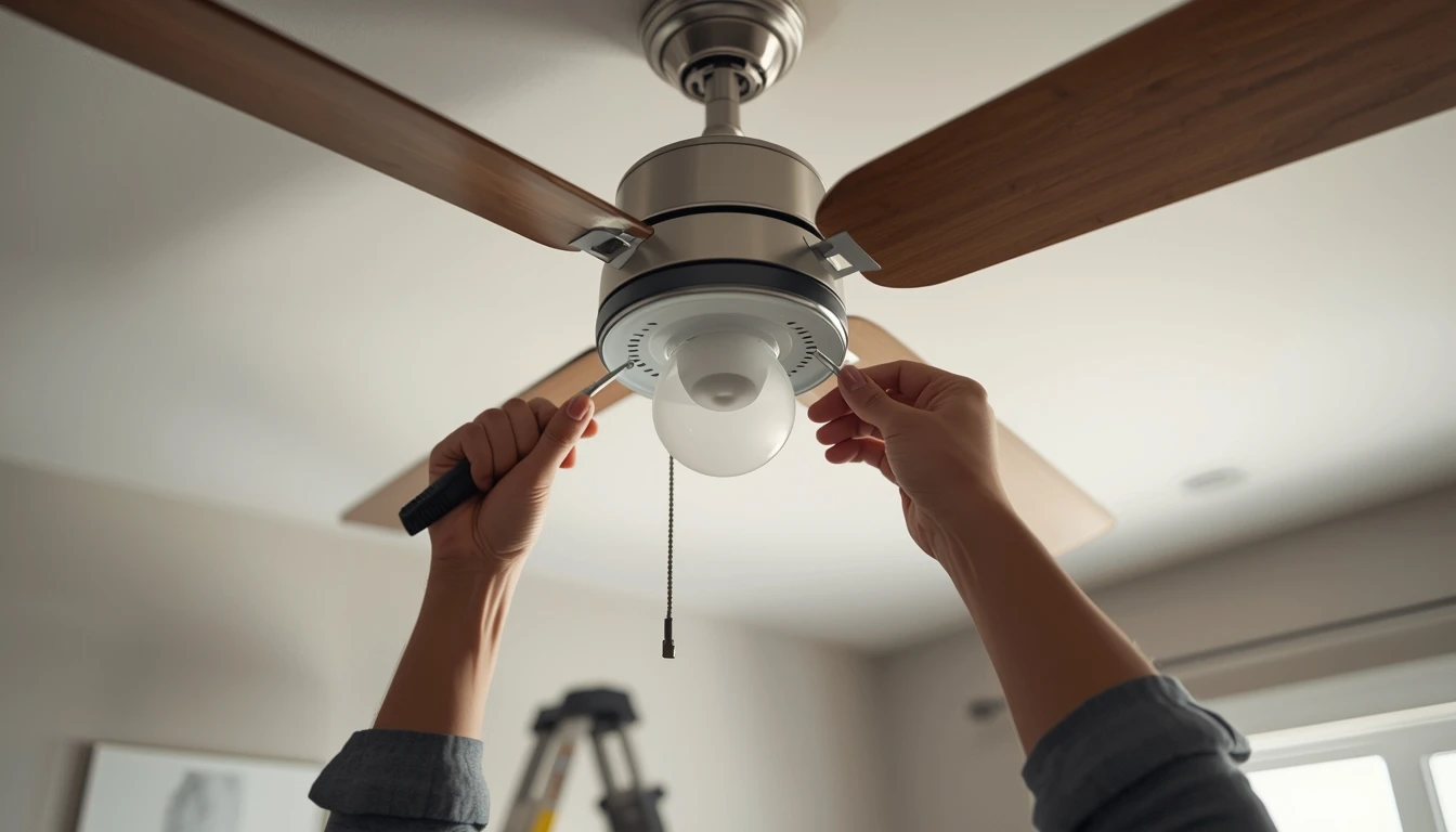 Como instalar ventilador de teto com lâmpada: Passo a Passo